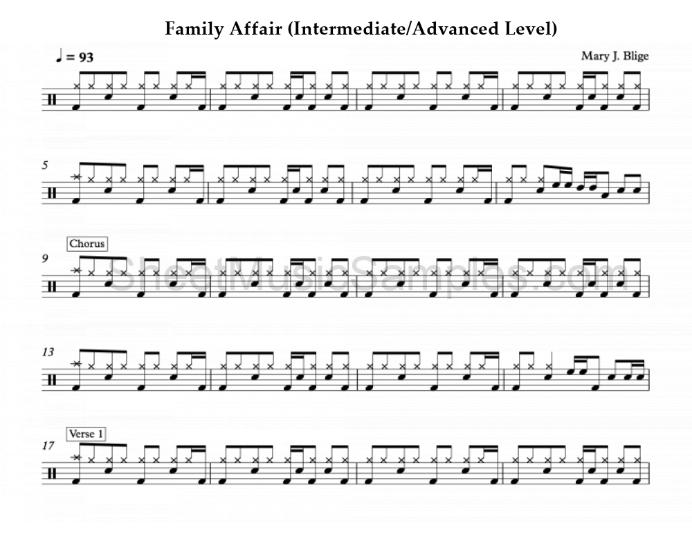 Family Affair (Intermediate/Advanced Level)