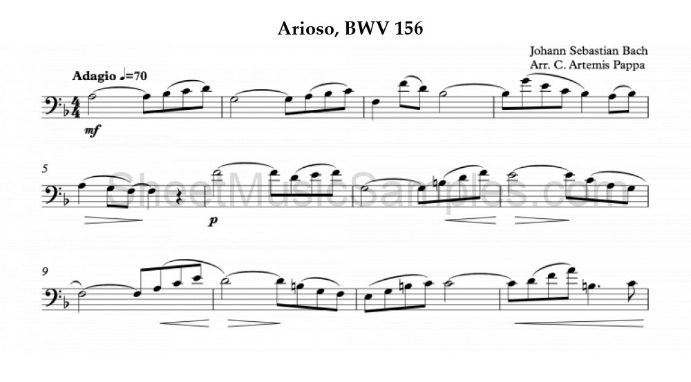 Arioso, BWV 156