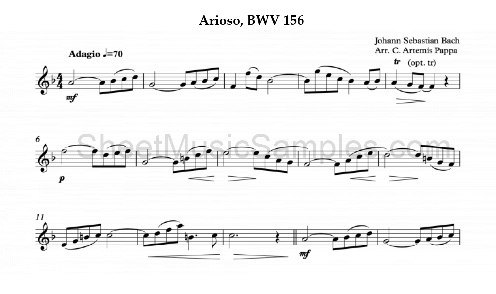 Arioso, BWV 156