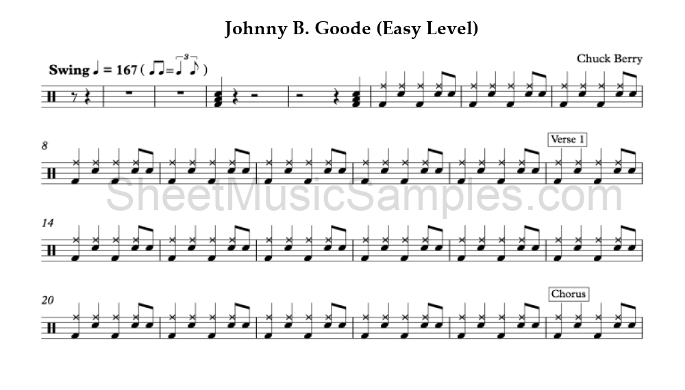 Johnny B. Goode (Easy Level)