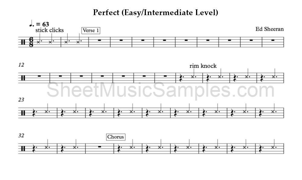 Perfect (Easy/Intermediate Level)