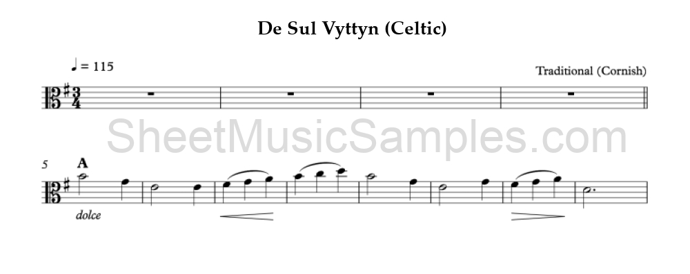 De Sul Vyttyn (Celtic)