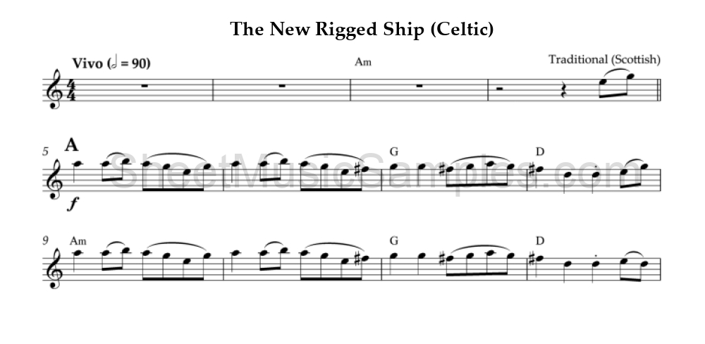 The New Rigged Ship (Celtic)