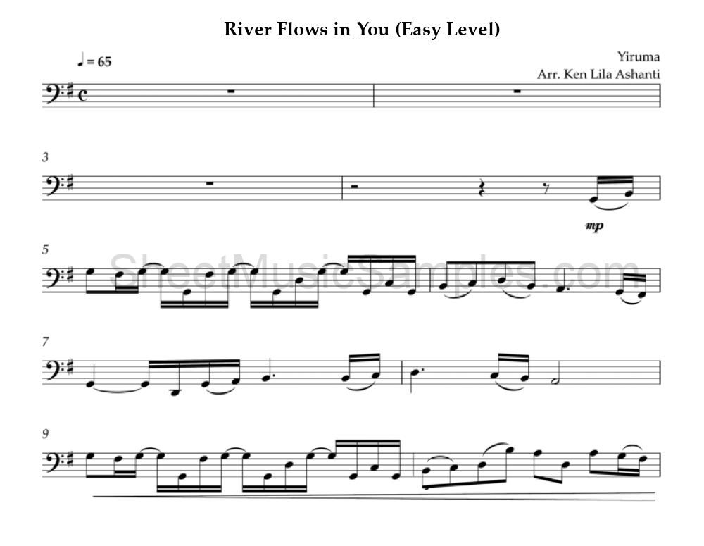 River Flows in You (Easy Level)