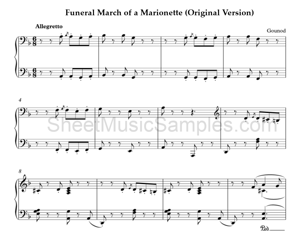 Funeral March of a Marionette (Original Version)