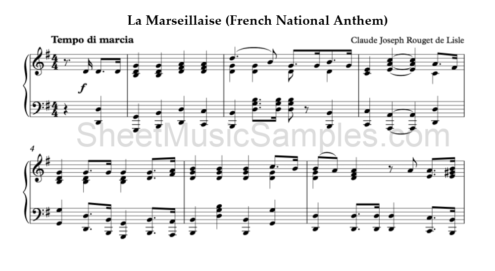 La Marseillaise (French National Anthem)