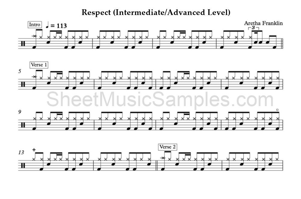 Respect (Intermediate/Advanced Level)