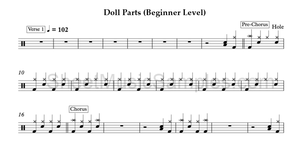 Doll Parts (Beginner Level)