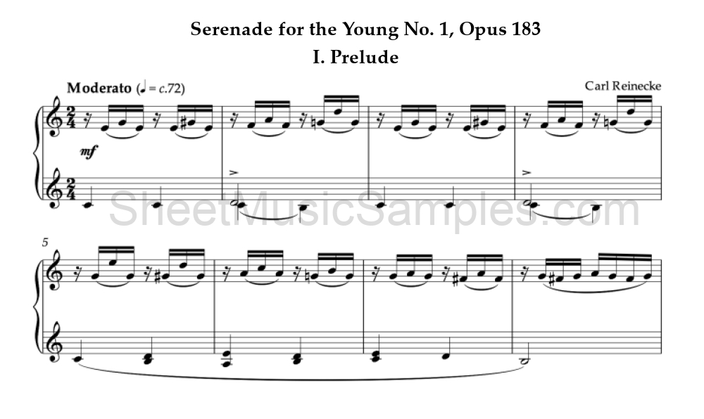 Serenade for the Young No. 1, Opus 183 - I. Prelude