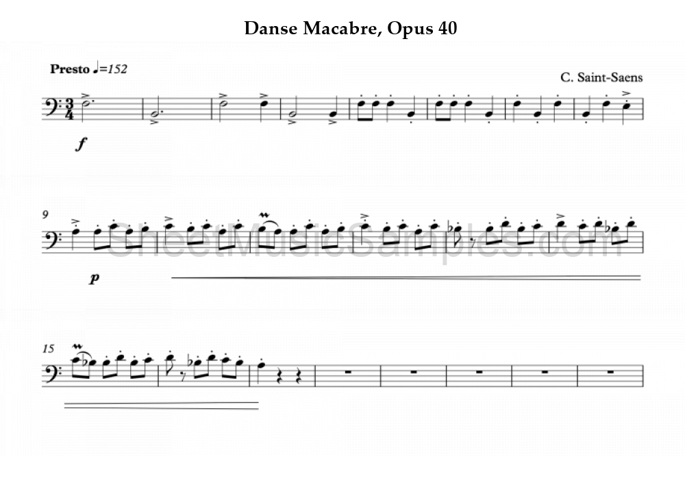 Danse Macabre, Opus 40