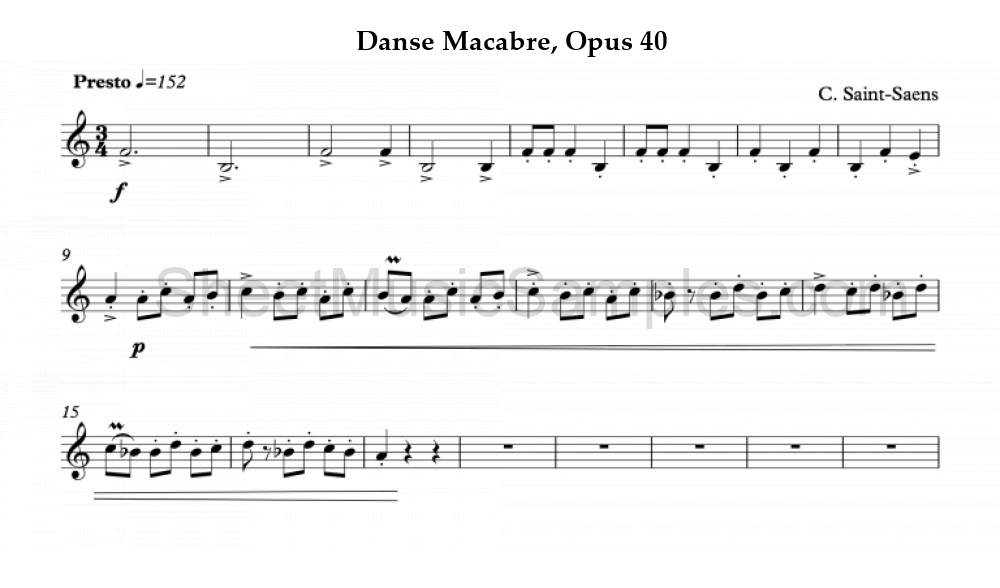 Danse Macabre, Opus 40