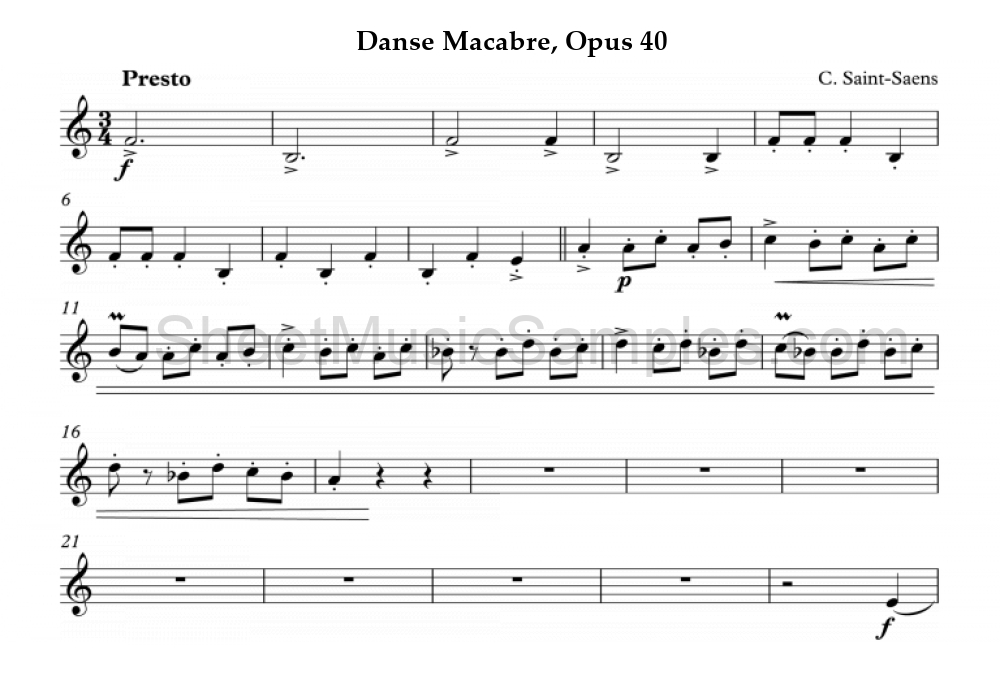 Danse Macabre, Opus 40