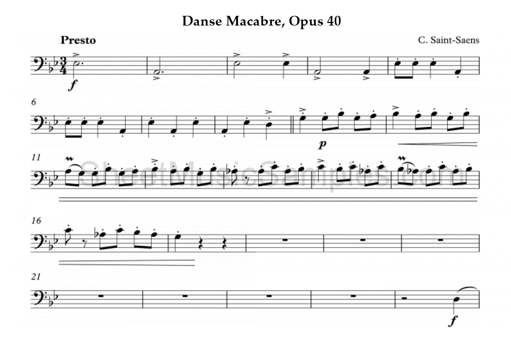 Danse Macabre, Opus 40