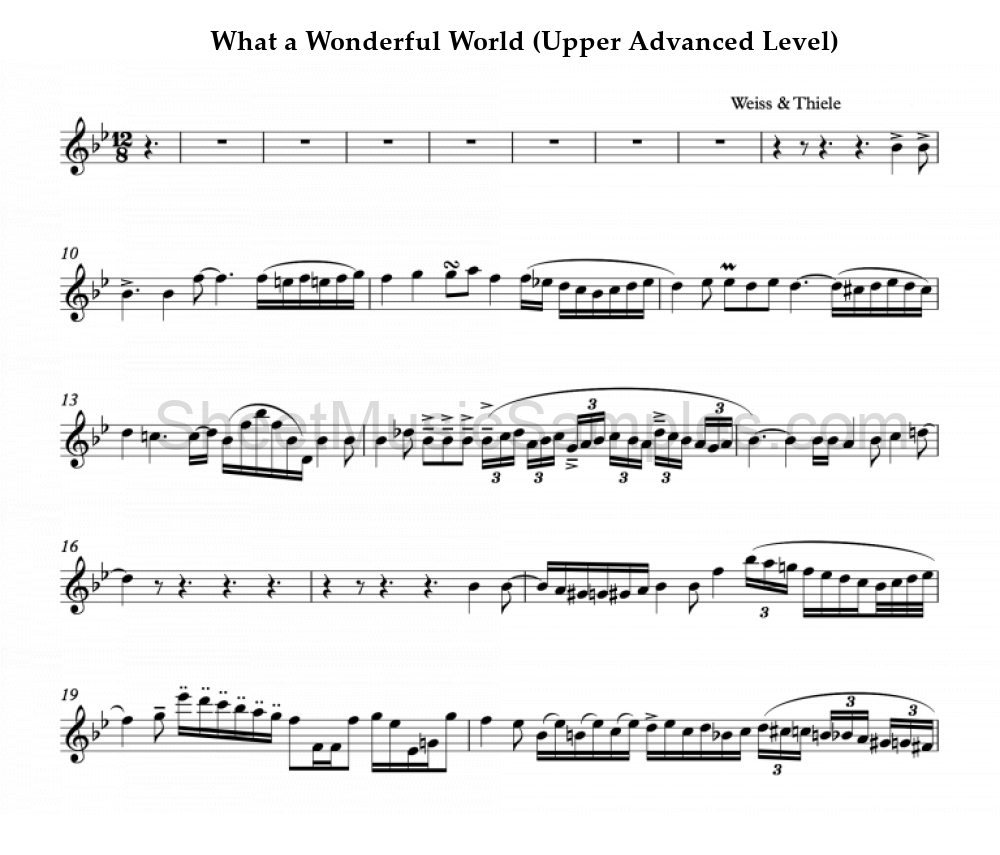 What a Wonderful World (Upper Advanced Level)