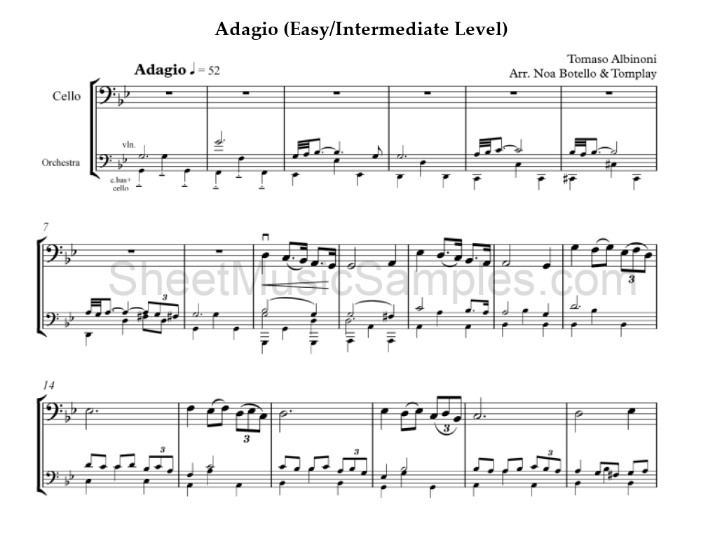 Adagio (Easy/Intermediate Level)