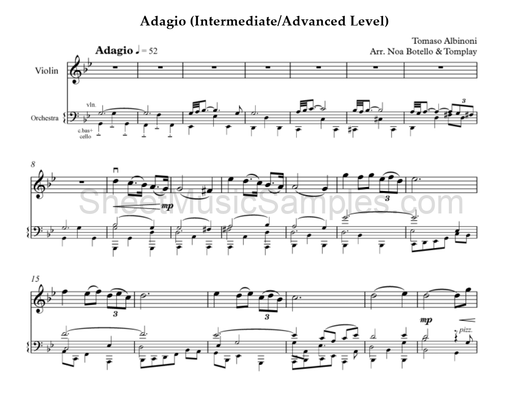 Adagio (Intermediate/Advanced Level)