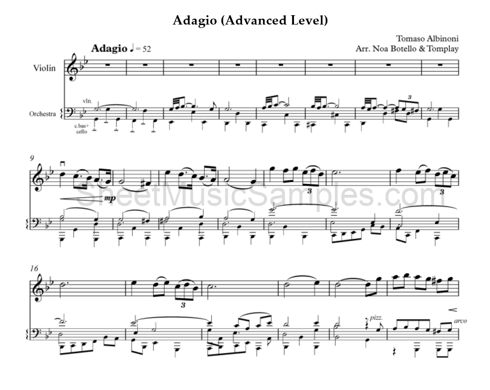 Adagio (Advanced Level)