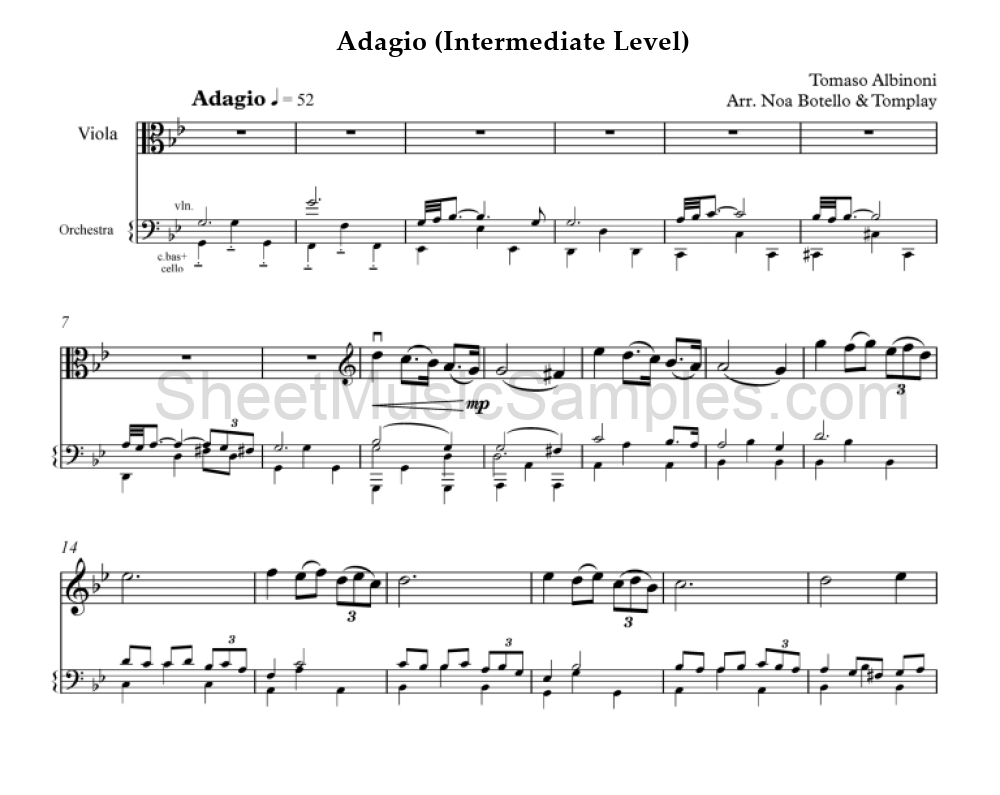 Adagio (Intermediate Level)