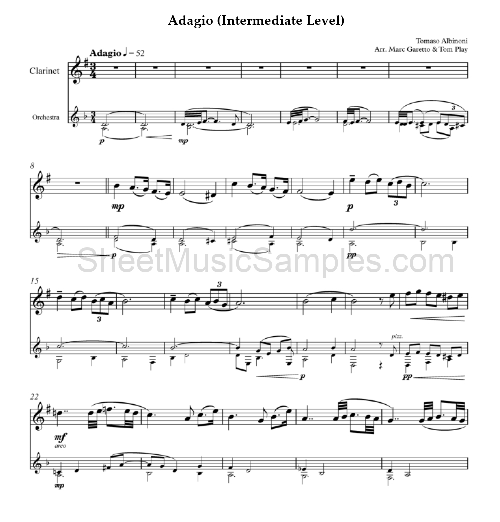 Adagio (Intermediate Level)