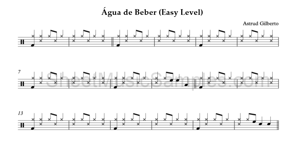 Água de Beber (Easy Level)