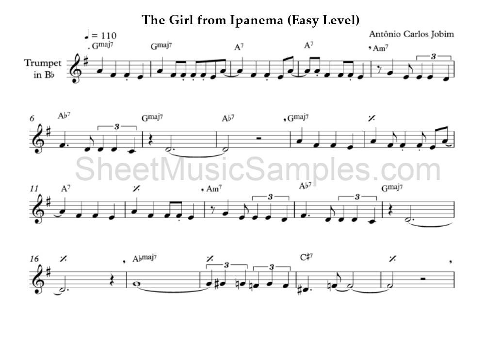 The Girl from Ipanema (Easy Level)