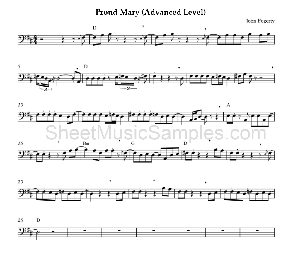 Proud Mary (Advanced Level)