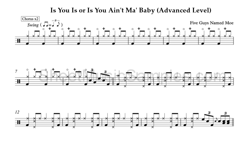 Is You Is or Is You Ain't Ma' Baby (Advanced Level)