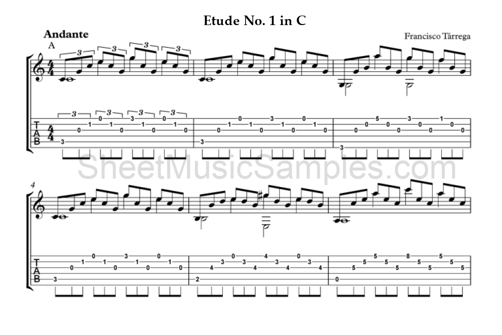 Etude No. 1 in C