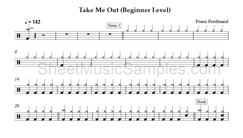 Take Me Out (Beginner Level)