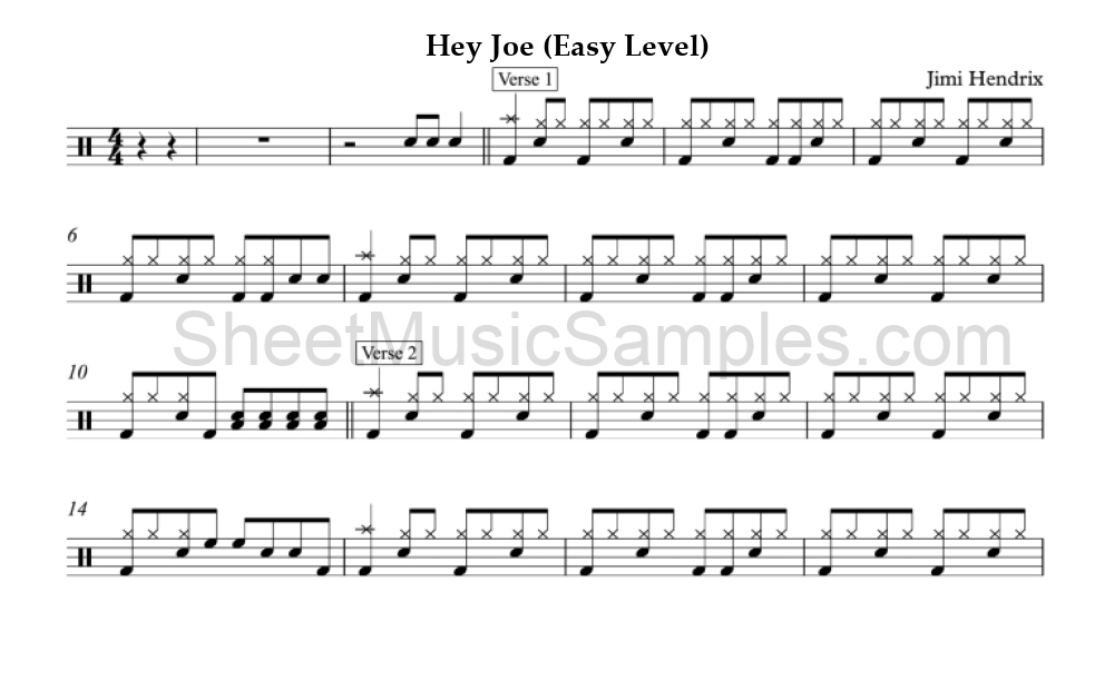 Hey Joe (Easy Level)