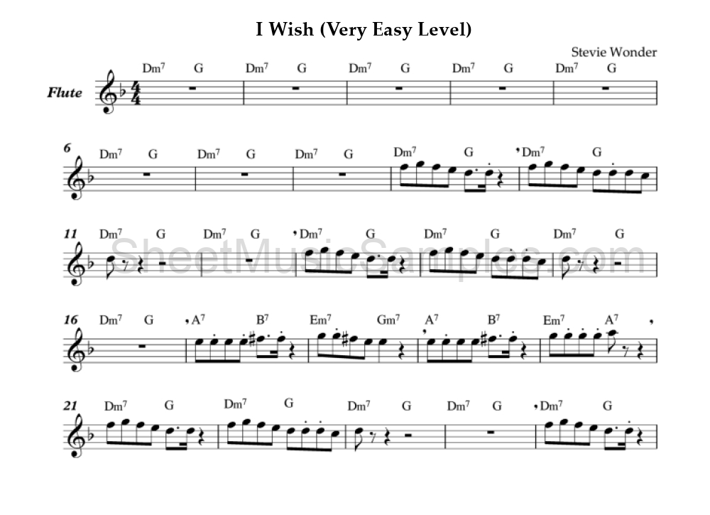 I Wish (Very Easy Level)