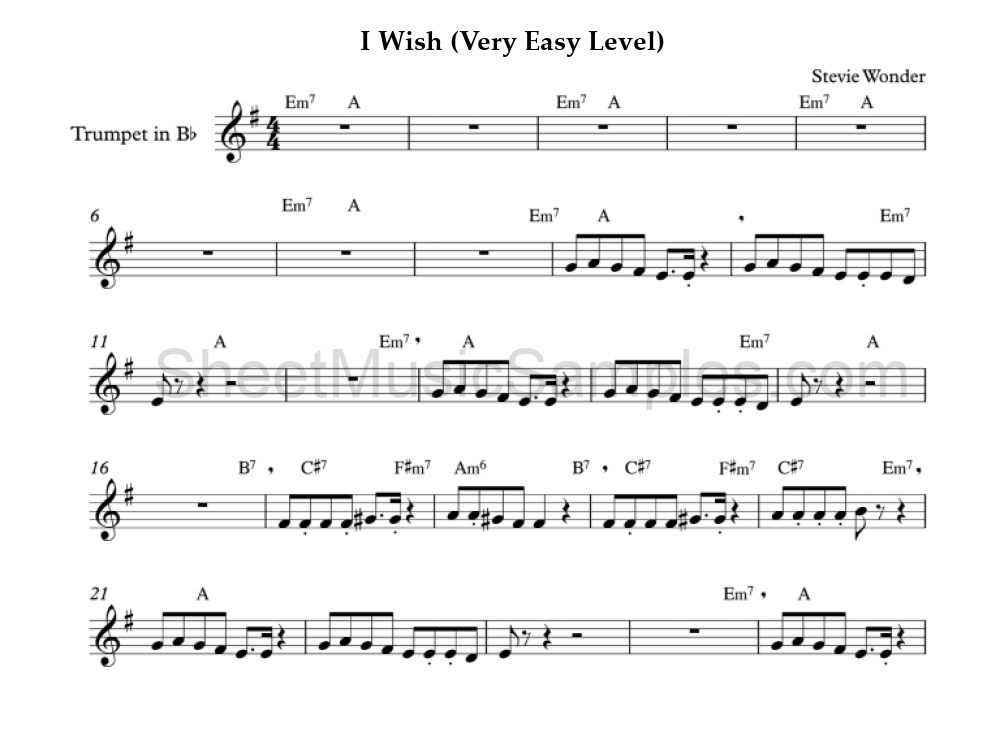 I Wish (Very Easy Level)