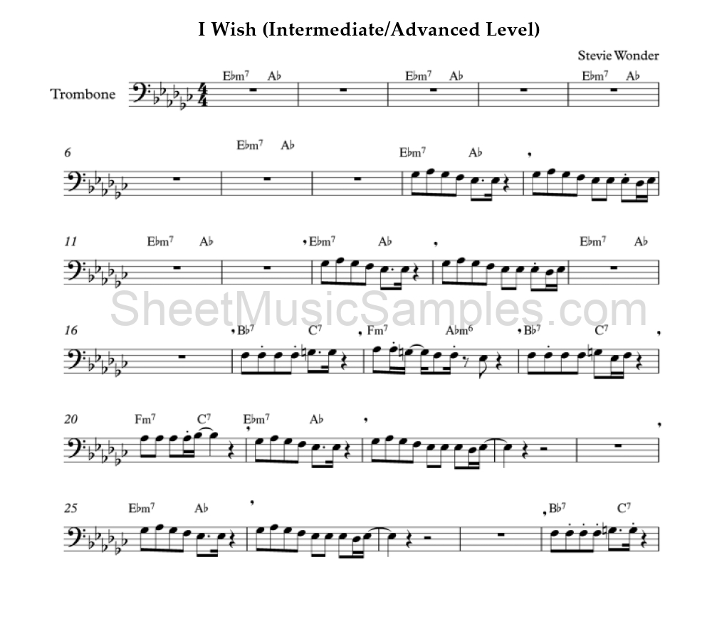 I Wish (Intermediate/Advanced Level)