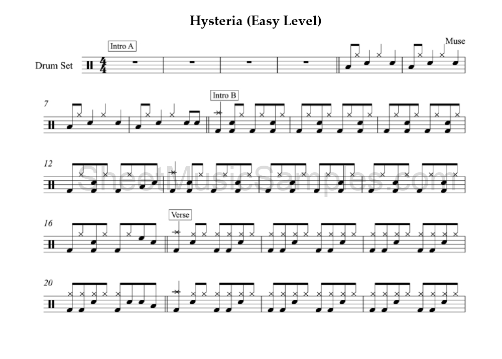 Hysteria (Easy Level)