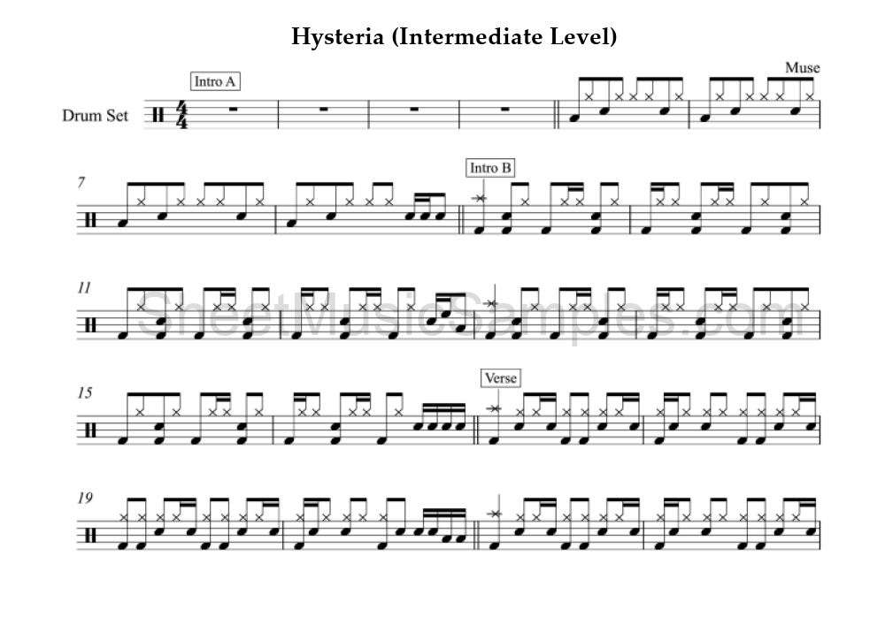 Hysteria (Intermediate Level)