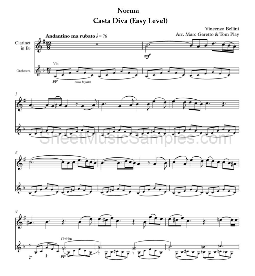 Norma - Casta Diva (Easy Level)