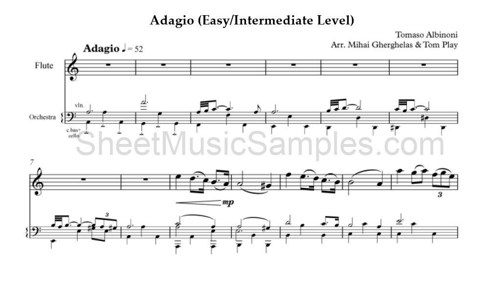 Adagio (Easy/Intermediate Level)