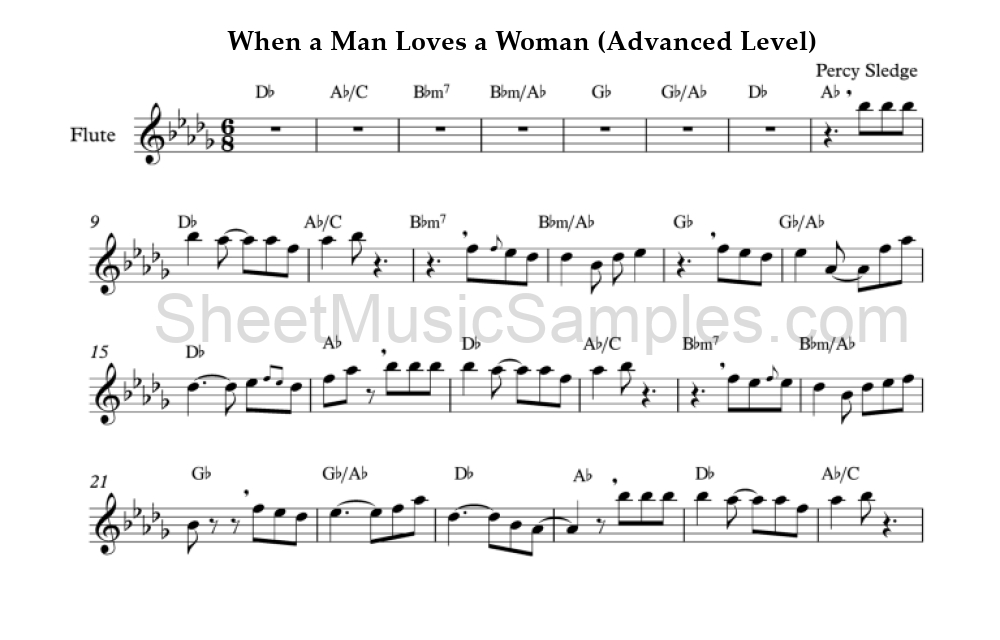 When a Man Loves a Woman (Advanced Level)