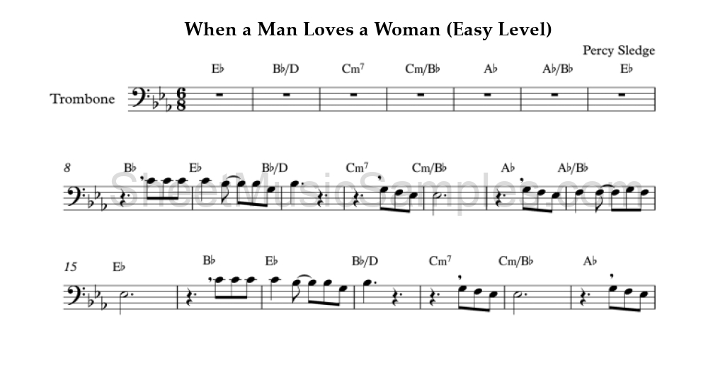 When a Man Loves a Woman (Easy Level)