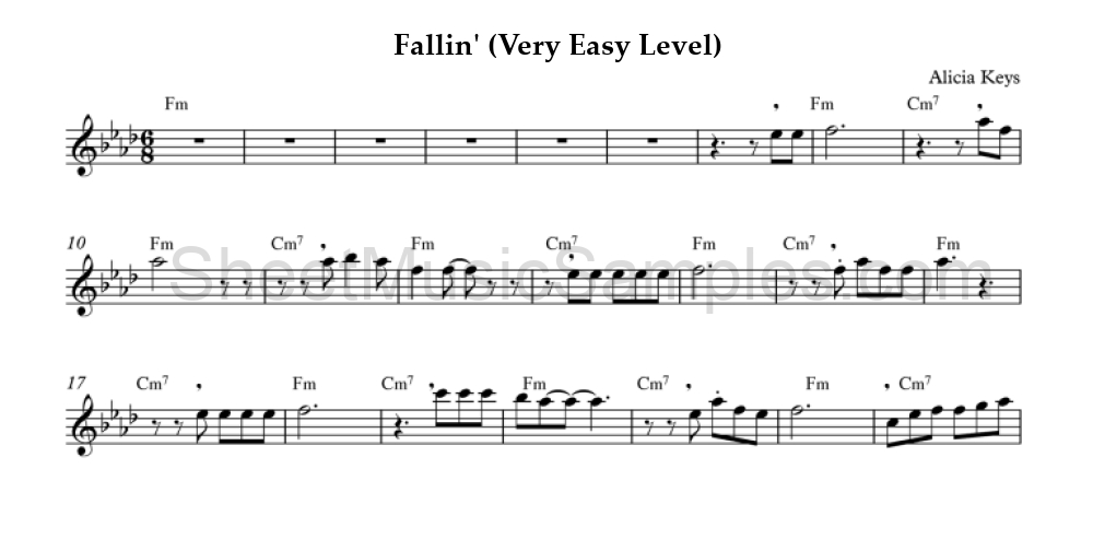 Fallin' (Very Easy Level)