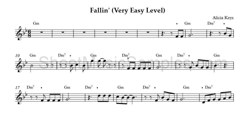 Fallin' (Very Easy Level)