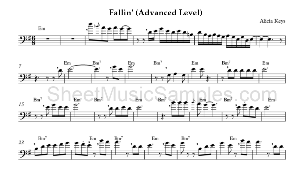 Fallin' (Advanced Level)