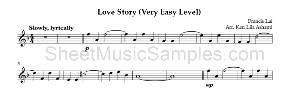 Love Story (Very Easy Level)