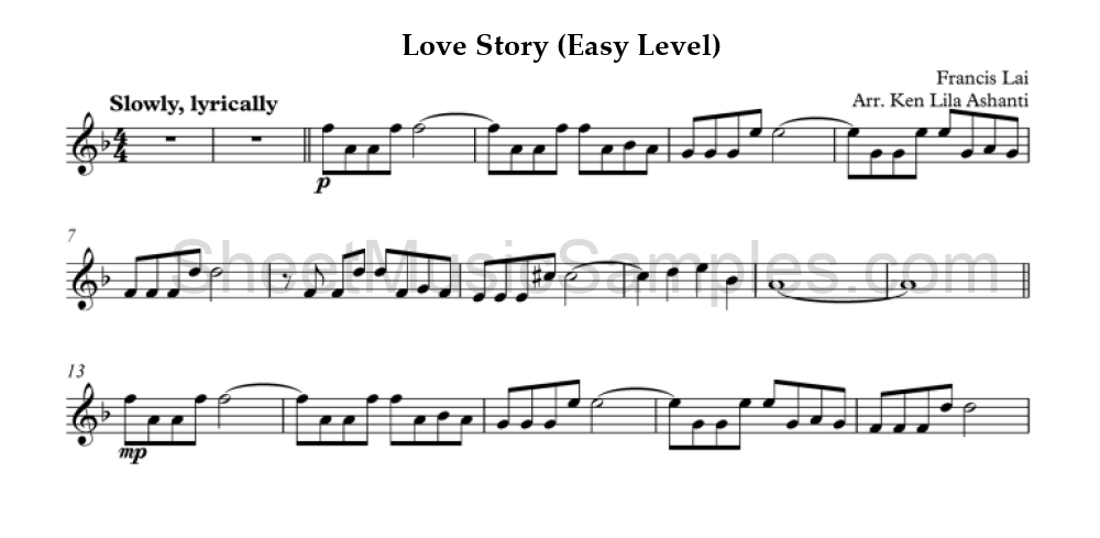 Love Story (Easy Level)