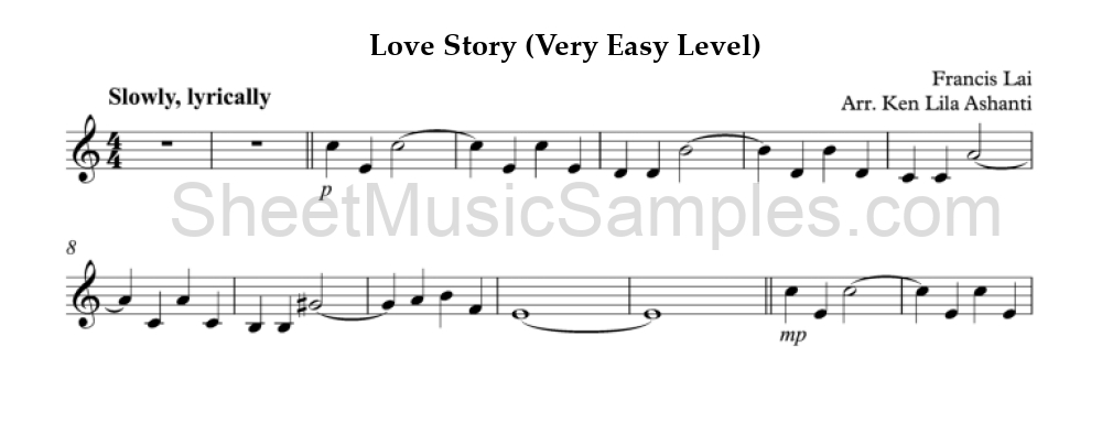 Love Story (Very Easy Level)