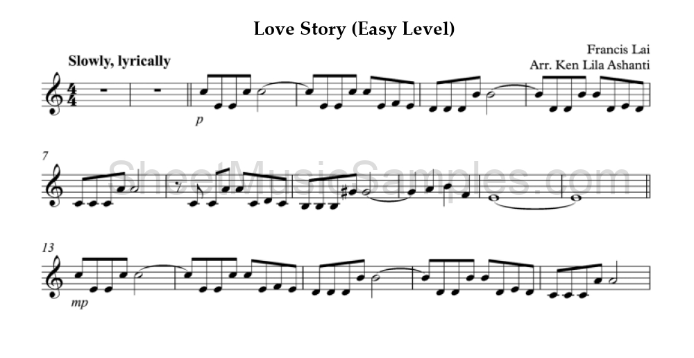 Love Story (Easy Level)