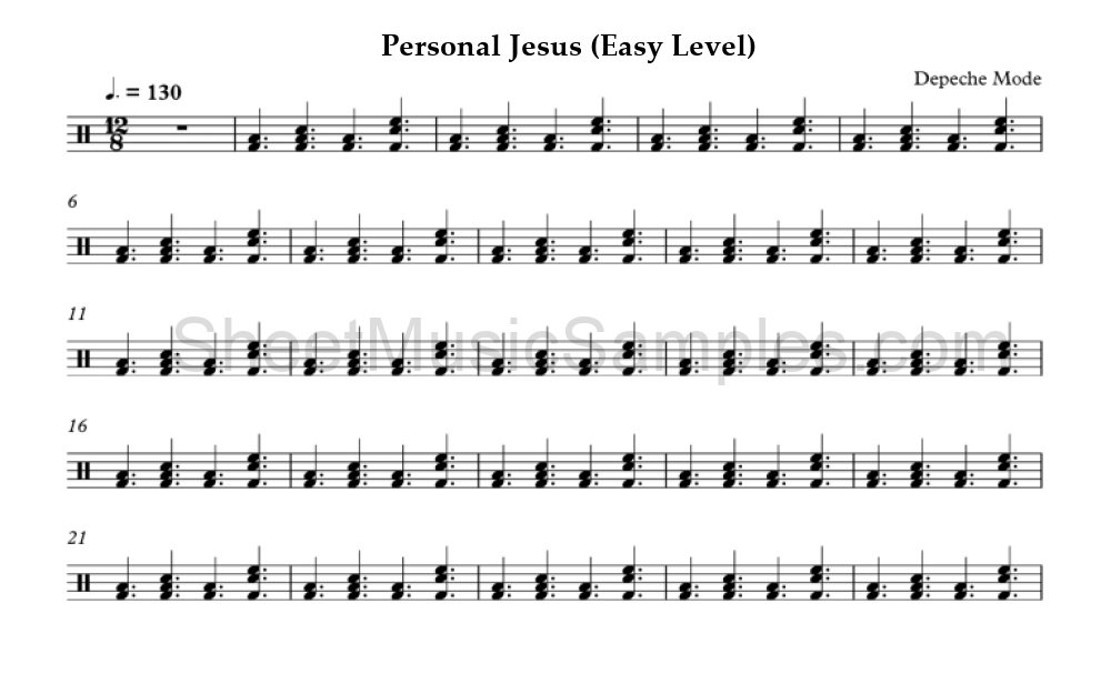 Personal Jesus (Easy Level)