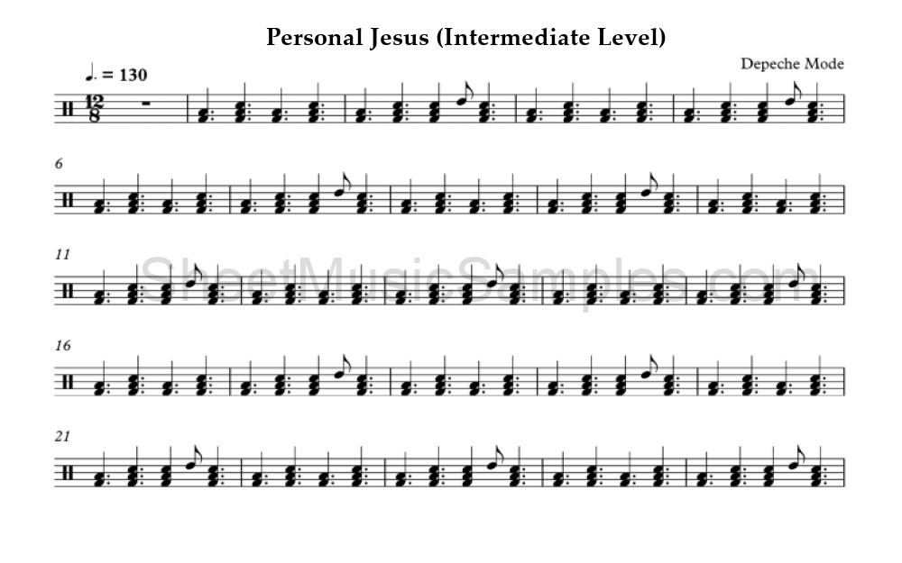 Personal Jesus (Intermediate Level)