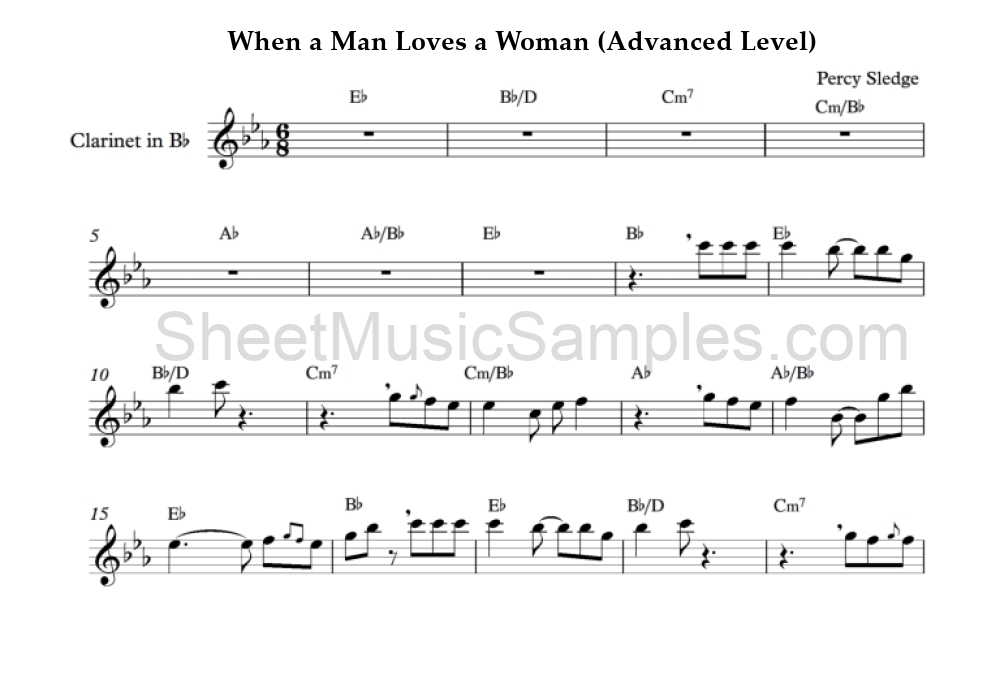 When a Man Loves a Woman (Advanced Level)