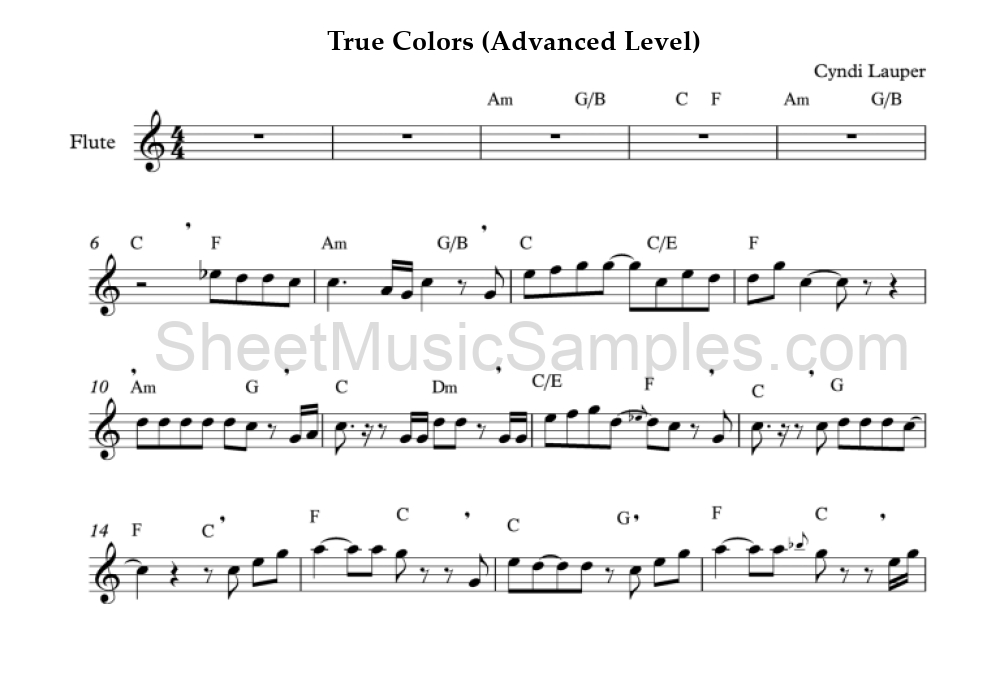 True Colors (Advanced Level)